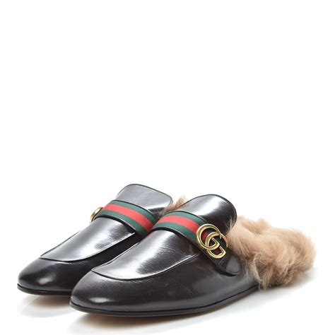 gucci princetown double g|Gucci princetown fur sale.